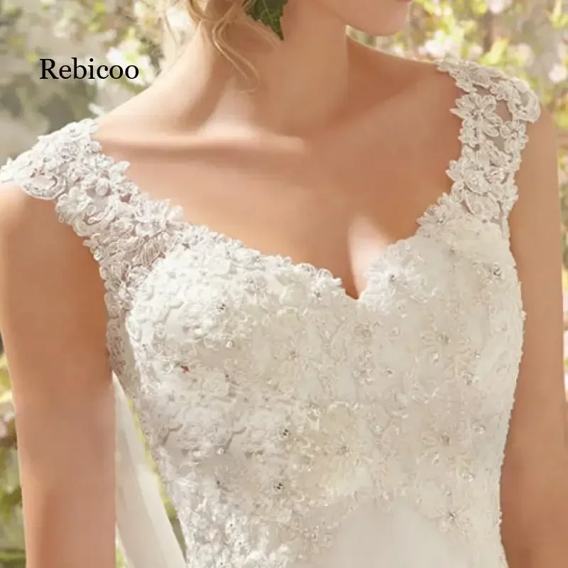 Fashion Bride Wedding Dress 2025 New Summer Trailing Host Catwalk Banquet Lace Evening Dress Women - 4