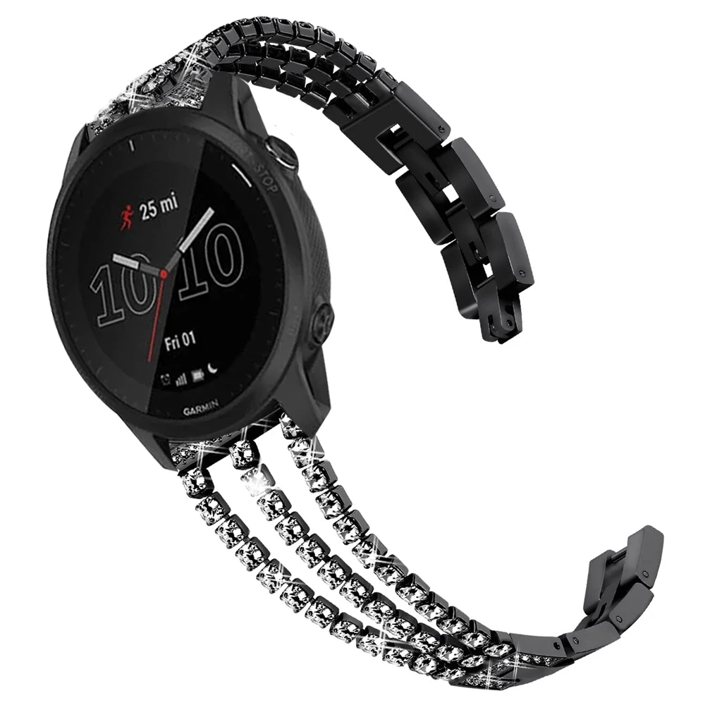 Strap Band For Garmin Watch Venu 2 Sq Garminmove 3 Garminactive Vivoactive 4 Metal Stainless Steel Watchband Bracelet Accessorie