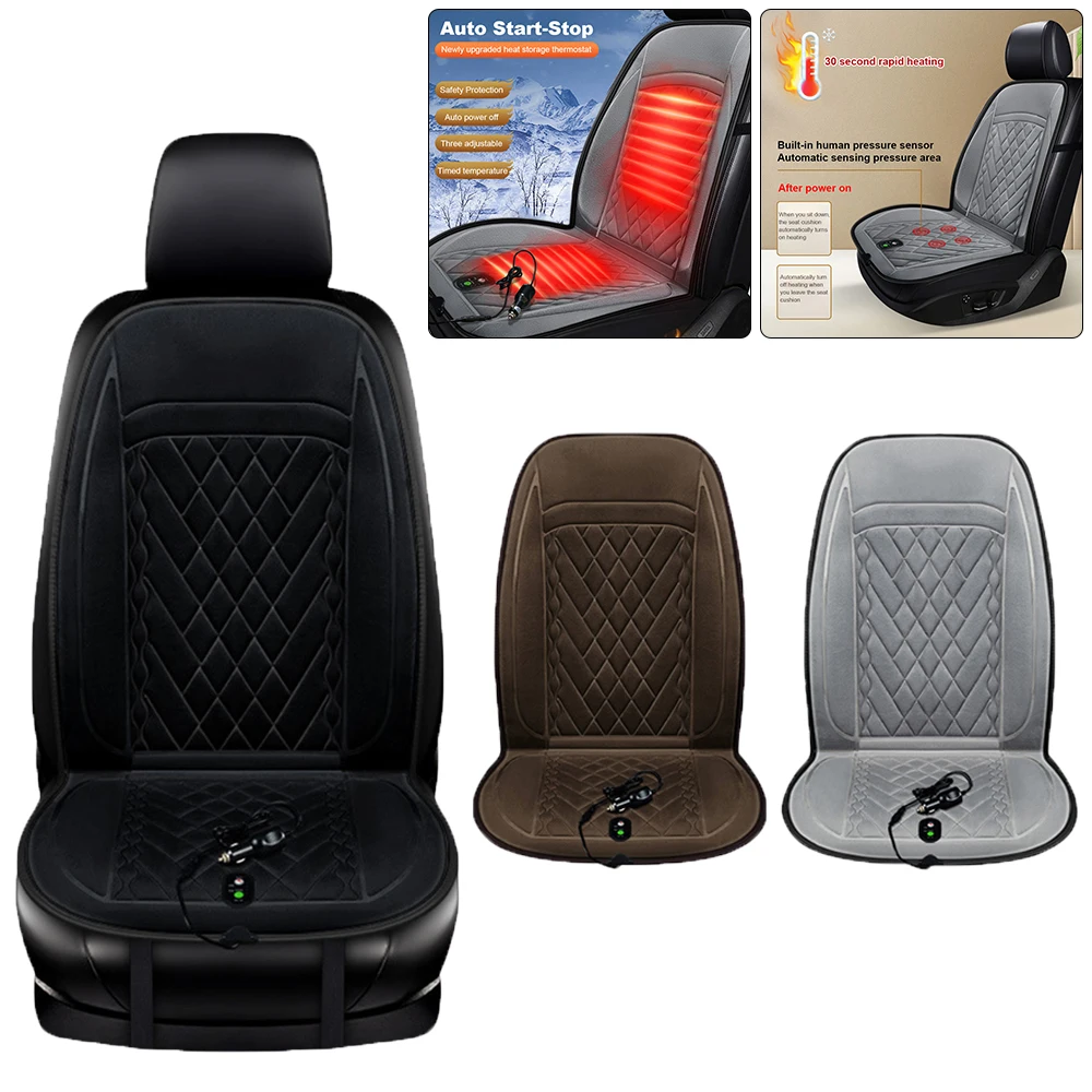 New-12V-24V-Heated-Car-Seat-Cushion-3-Gear-Adjustable-30s-Quick-Heating ...