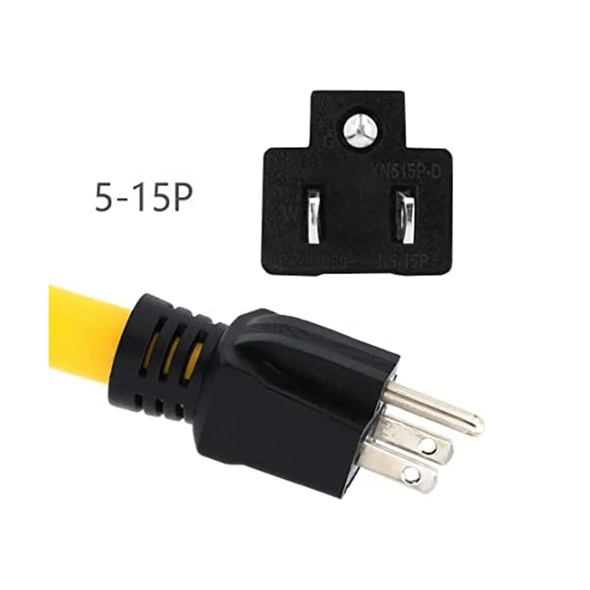 Nema 5-15P Male to L5-30R Female Power Adapter Cord,Generator 30 Amp to 15Amp Household Adapter Cable US Plug