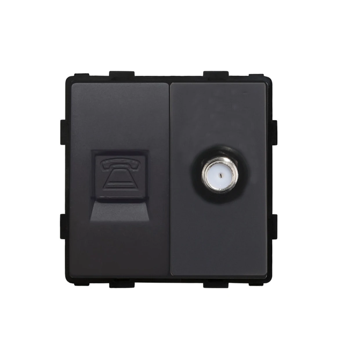 S84486a3de3d74abc9b05728e22ceed34h Bingoelec DIY TV Satellite USB Button Switch EU UK Standard Sockets Crystal Glass Frame Panel Free combination Home Improvement