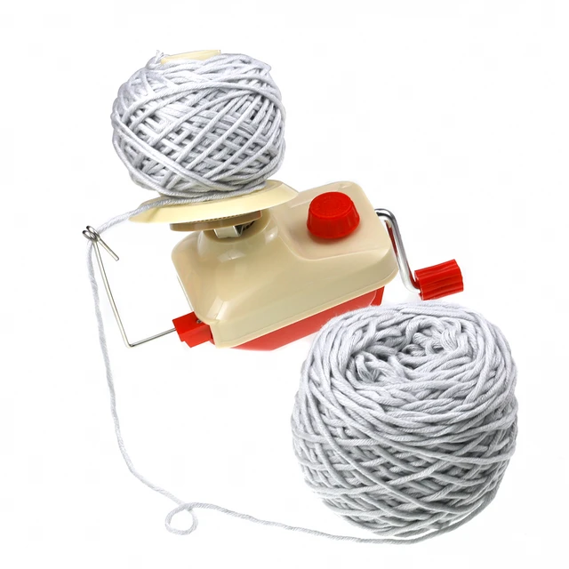 Knitting Machine Handheld Yarn Ball Winder Lace Fiber String Line Ball  Winding Manual Wool Winder Machine Sewing Accessories - AliExpress