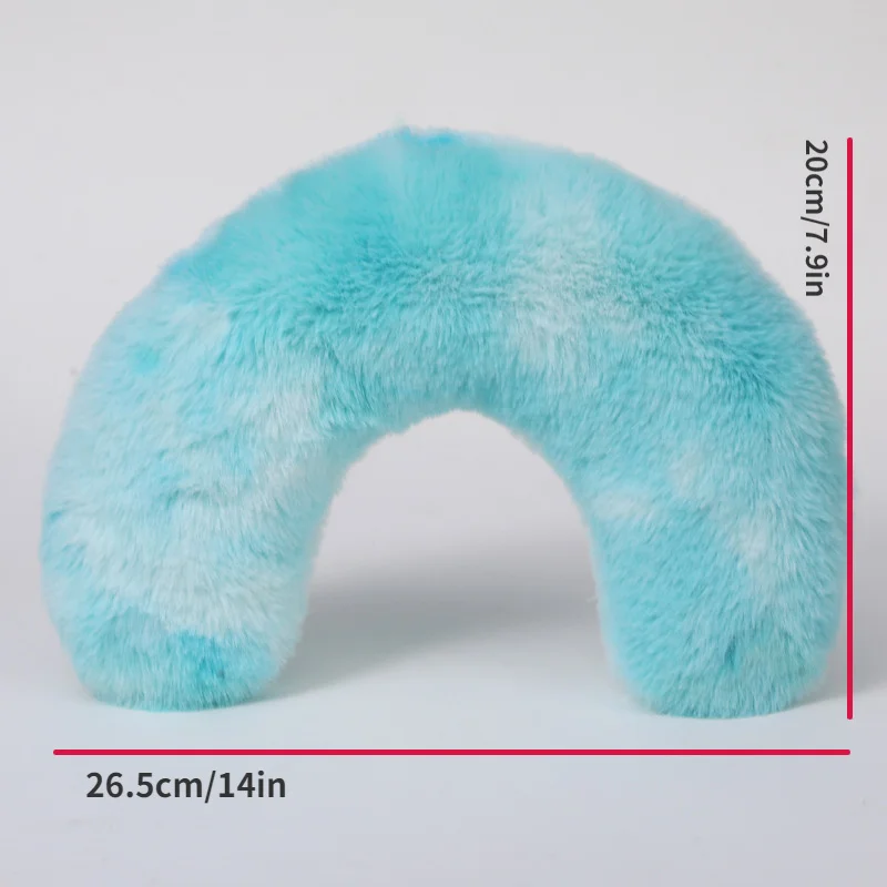 1PC Cute and Comfortable Pet Pillow Super Soft Tie Dyed Plush Little Demon Cat Pillow Puddle Pad Dog Pillow Pet Supplies
