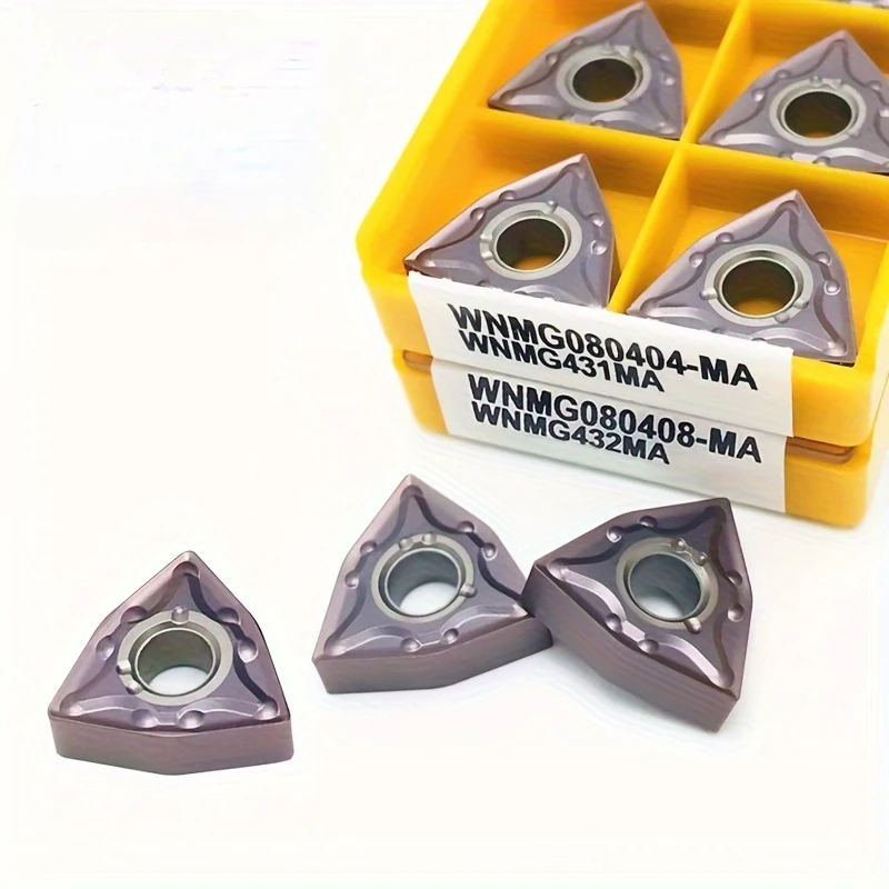 WNMG080404-MA WNMG080408-MA 카바이드 인서트 외부 터닝 공구 강철 가공 고품질 선반 CNC 터닝 인서트