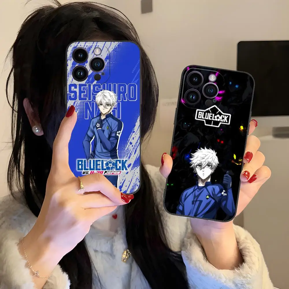 Vibrant Blue Lock Nagi Seishiro Phone Case - Colorful & Stylish Protective Cover