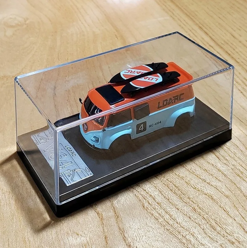 New Ldarc Reddian V64 Rtr Remote Control Car 1:64 Mini Miniature Simulation Rc Model Bread Racing Car Boys' Toys Christmas Gift 4