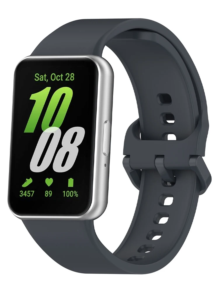 

Ремешок силиконовый для Samsung Galaxy Fit 3, сменный спортивный браслет для Samsung Galaxy Fit3, аксессуары для часов