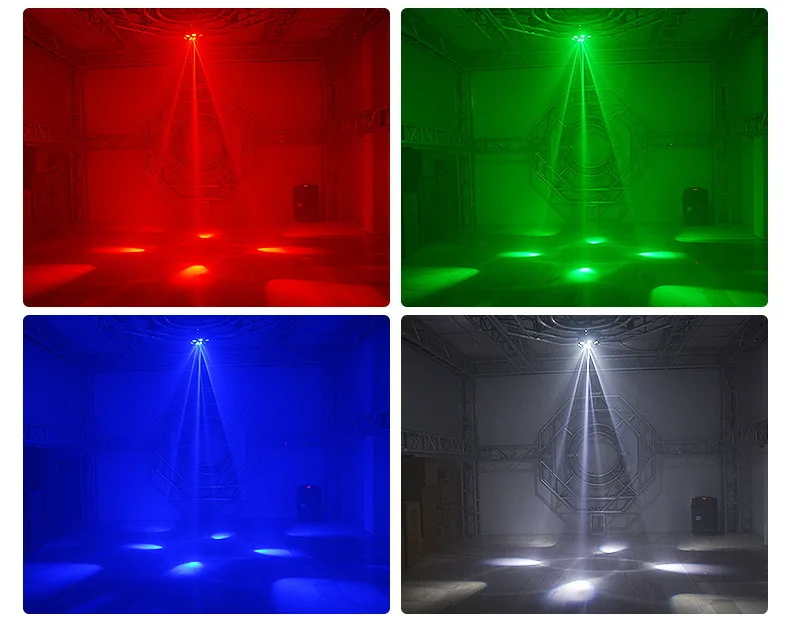 New RGBW Bee Eye 5 In1 Led Laser Beam Spider Disco Moving Head Light By DMX Cont