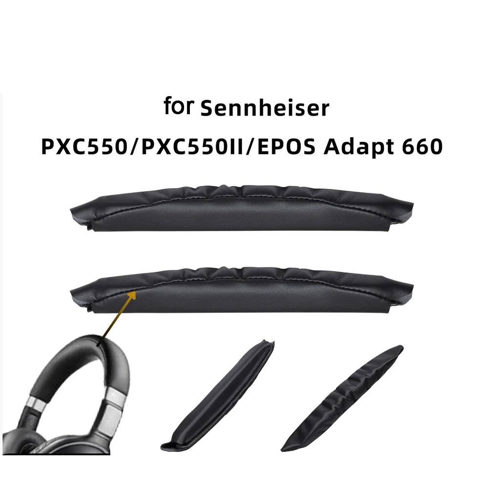 Headphone replacement Headband Pad for Sennheiser PXC550 II & EPOS Adapt 660 Head Band,Hook & Loop Cushion,Comfortable & Durable