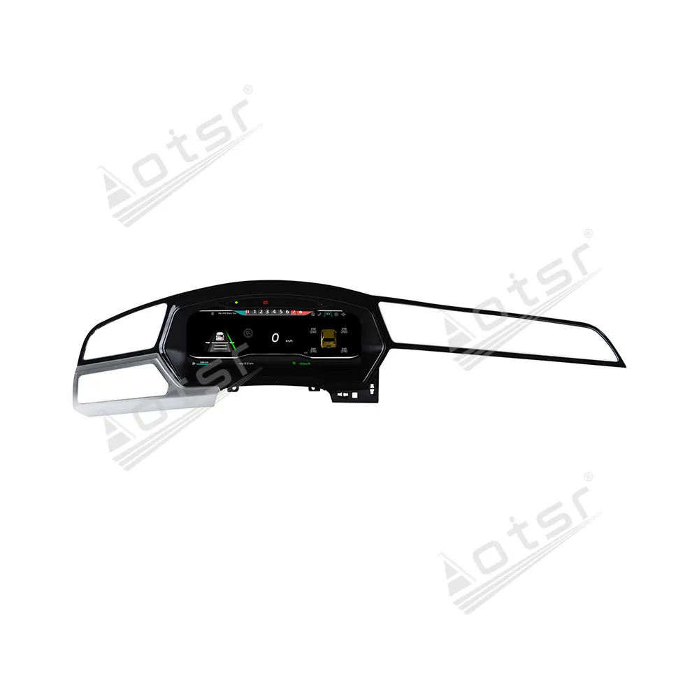 12.3인치 LCD AI 디지털 클러스터 폭스바겐 투란 L 2016-2022 대시보드 가상 계기판 자동차 속도계 화면 HD
