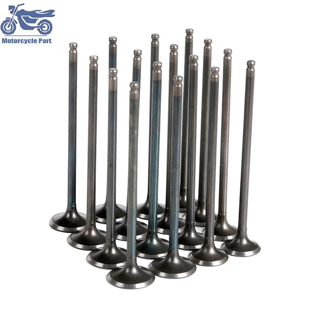 

Впускной клапан и выпускной клапан для мотоцикла, комплект штоков для Kawasaki ZXR250 ZXR 250 89-98 ZR250 Balius ZR 250 2000, впускной клапан