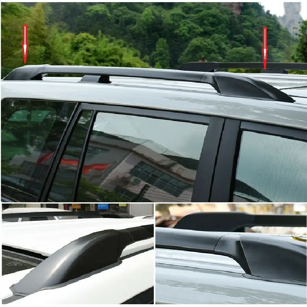 

4Pcs Car Cover Roof Carrier Roof Rack Protection Cover For Toyota Land Cruiser Prado 2003-2009 Luggage Guard Auto Accessory