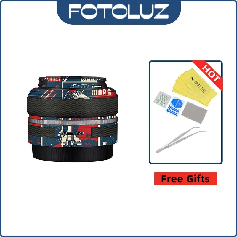 Per Nikon Z 28Mm F/2.8 Se 28Mm F2.8 28 Mmf2.8 28 F2.8 Adesivi Per Lenti Della Fotocamera Di Moda Copertura Protettiva Pellicola Avvolgente Per La Pell