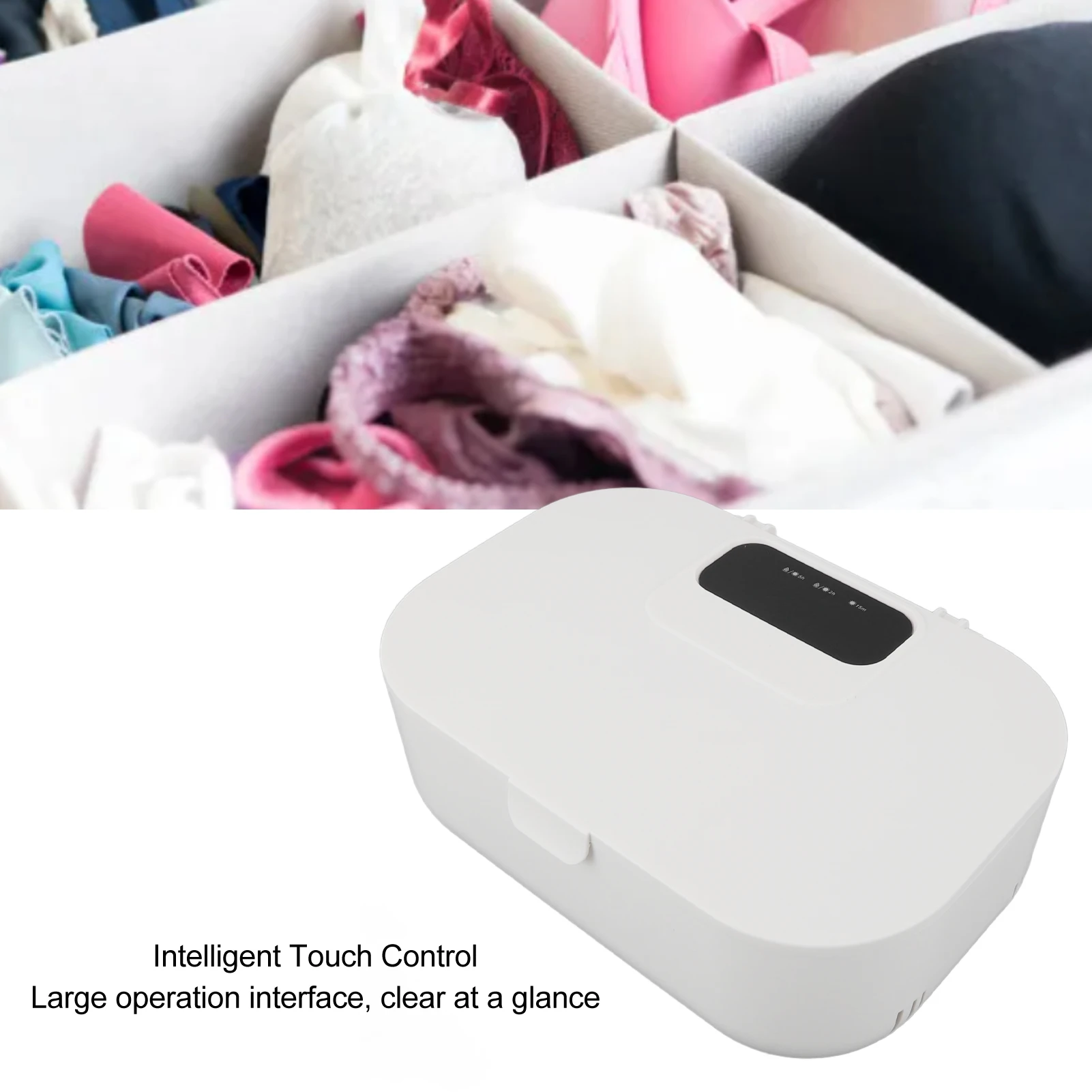 Mini Clothes Dryer Waterproof Touchscreen Portable Drying Machine for Underwear Sock Towel Portable Clothes Dryer 110V-220V 3