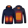 Electric Heating Jacket Rechargeable Electric Heating Jacket Windproof Four Control 21 Zone Heating Suitable for Outdoor Camping 4