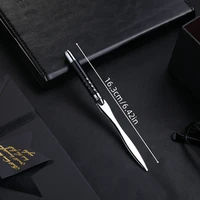 1pc envelope opening metal letter opener, metal cutting letter opener, creative office gifts gift cutting letter knife 2