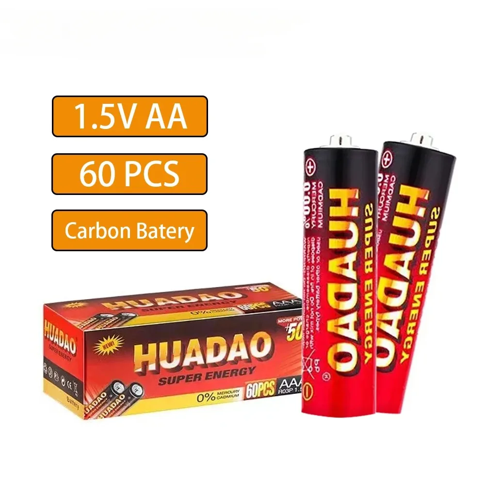 Huadao 1,5 в AA одноразовая Щелочная сухая батарея для светодиодной фотоигрушки Mp3 Камера Flash Razor CD плеер беспроводная мышь клавиатура