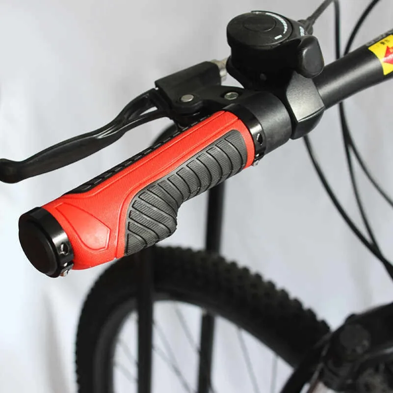 자전거 핸들바, 인체공학적 그립, 산악자전거 미트볼 그립, 양방향 잠금 그립