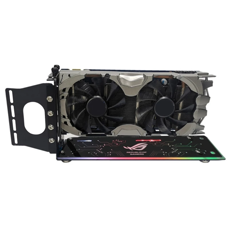 Y51A 수직 GPU 브래킷 그래픽 수직 설치 홀더 5V Argb Sync