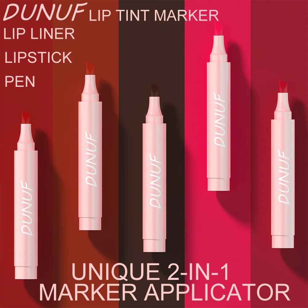 5 Colors Lipstick Pencil Matte Velvet Waterproof Long-lasting Non-stick Cup Lip Stick Sexy Rose Red Orange Lip Liner Makeup 3