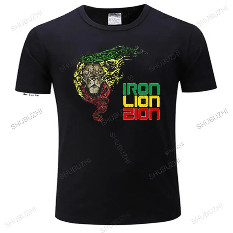 Футболка регги Лев Zion костюм для взрослых Rasta льв топы тройники Новинка рубашки