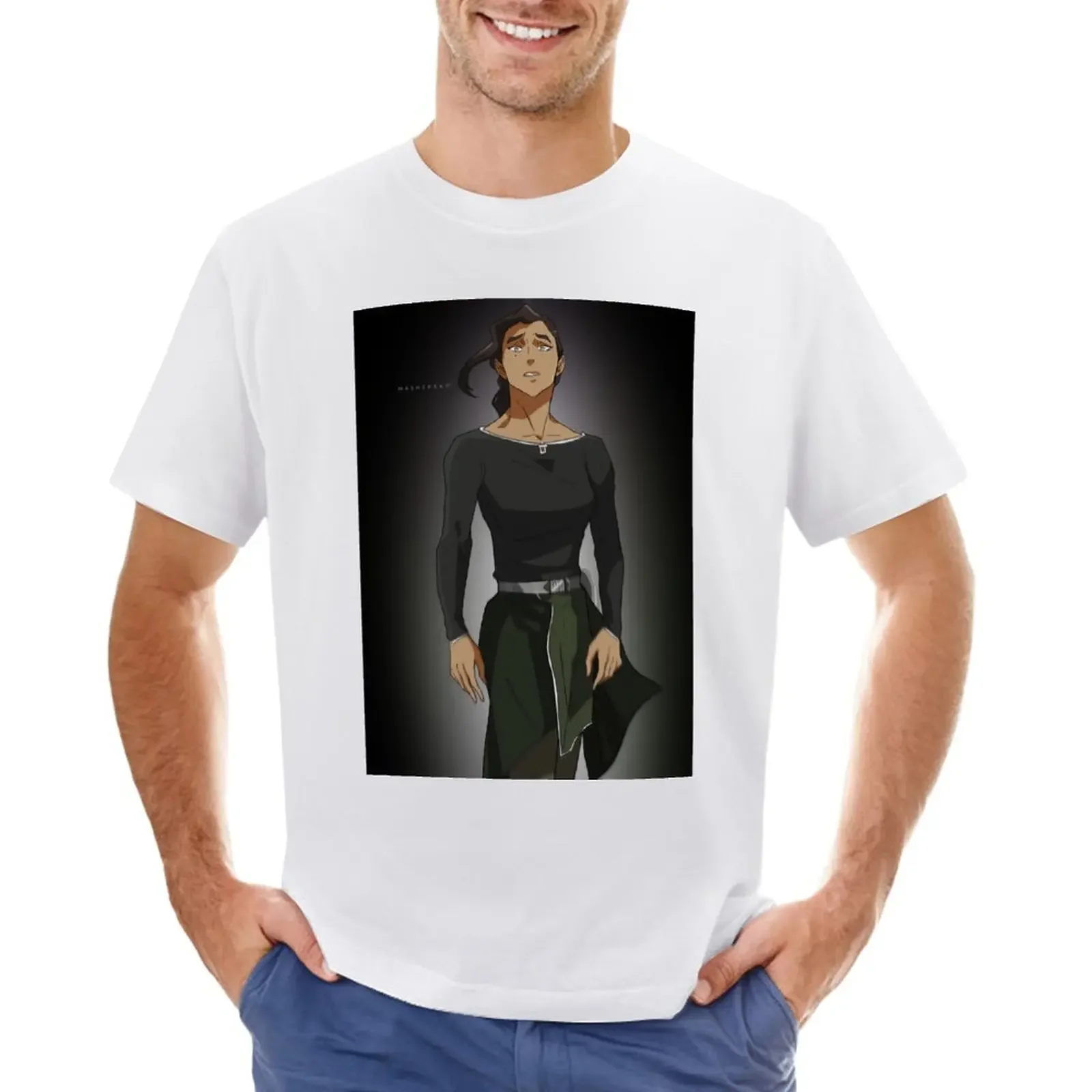 

Young Kuvira Pain Mashersan T-Shirt summer tops shirts graphic tees clothes for men