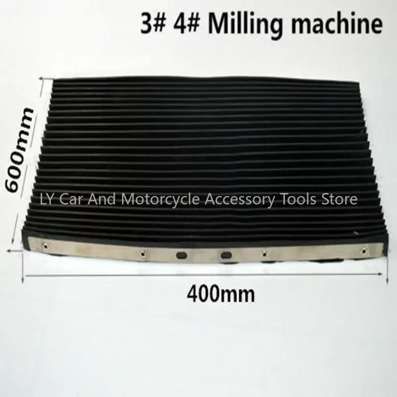 New Milling Machine Part Accordion Type Way Mill Rubber Cover 1PC 400*600 Lathe Machine CNC Milling