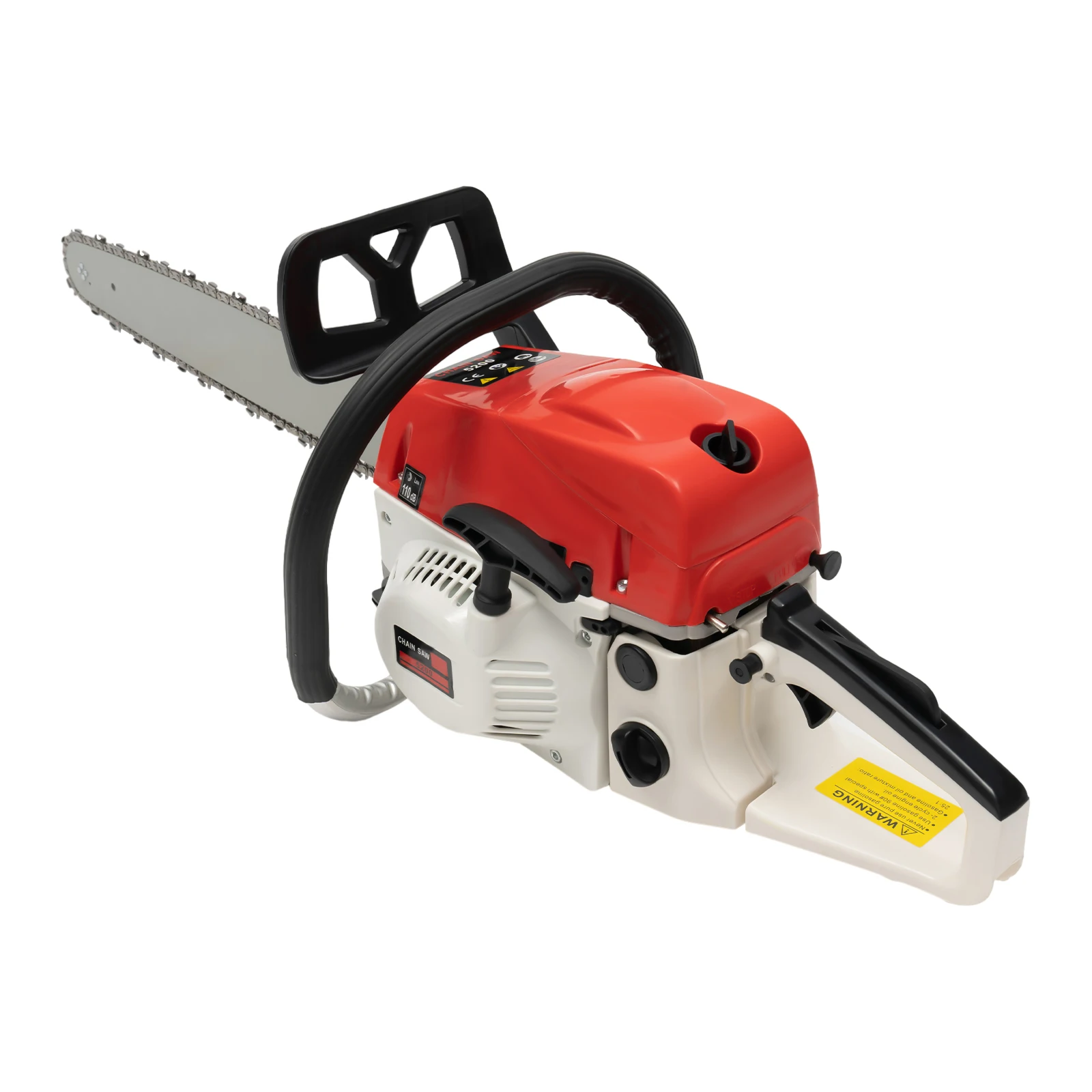 20inch/22inch Gas-powered Chainsaw, 2-Stroke 52CC Air-cooled Gasoline Chainsaw, Chainsaw Cutting Wood Gas Sawing, Chain Saw Set 4