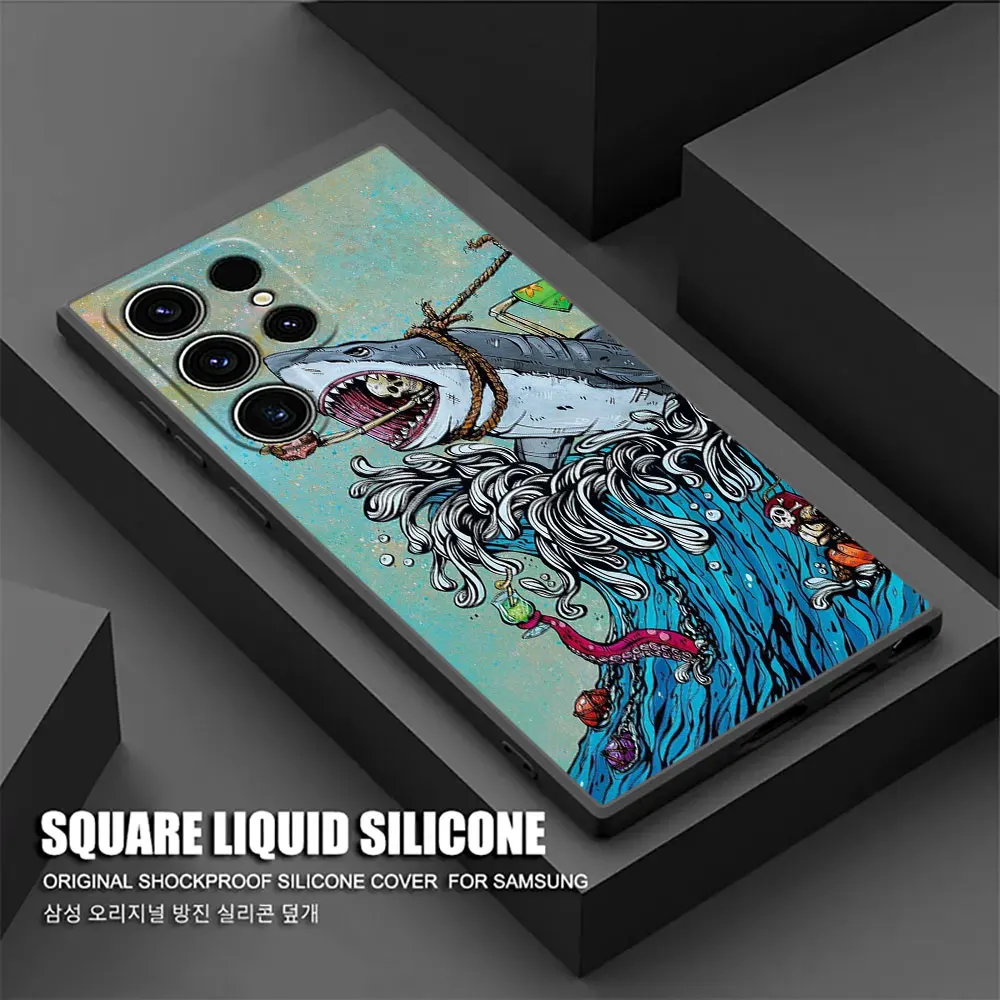 Dragon Wave Anime Design Phone Case - Japanese Culture Inspired Cover