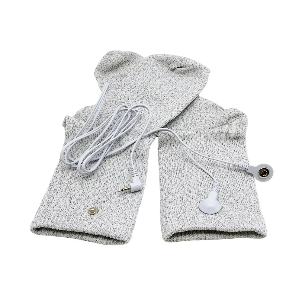 

Tens Electrodes Socks Silver Fiber Physiotherapy Accessorry for Electric EMS Muscle Stimulator Low Frequency Body Foot Massager