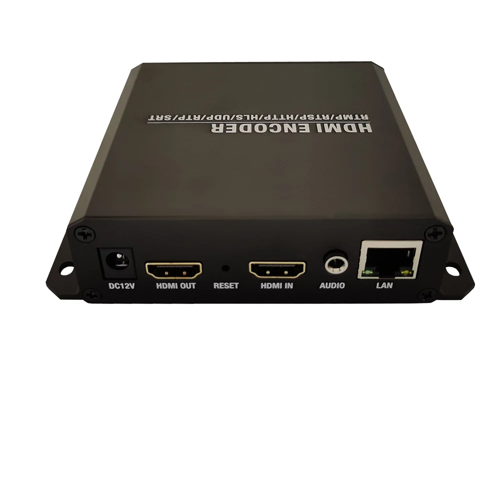 H265/H264 4k Ultra HD Encoder 38400x2160P HDMI +USB Camera Input IP Output (RTMP/UDP/HTTP/RTSP)