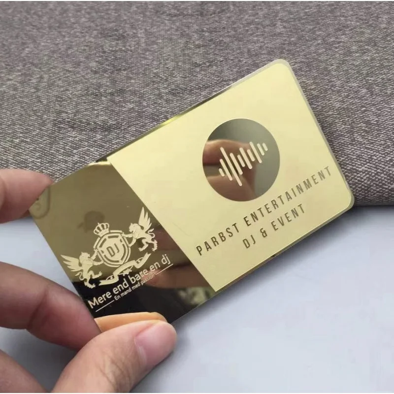 Customized.product.MDT SE26 high re-purchase mirror Metal business card