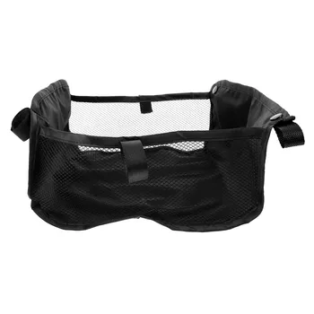 Baby Stroller Storage Basket Lightweight Oxford Cloth Multi Function Stroller Bottom Organizer Large Capacity for Shopping