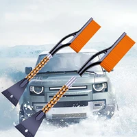 Snow Brush and Detachable Ice Scraper for Car Scratch-Free Bristle Head Tough Ice Scraper Vehicles Truck For Car Cleaning Snow 1