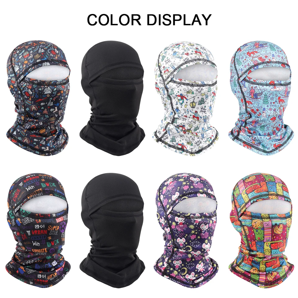 Winter Breathable Windproof Cycling Balaclava Climbing Ski Hiking Hood Face Mask Motorcycle Fleece Warm Headgear Men