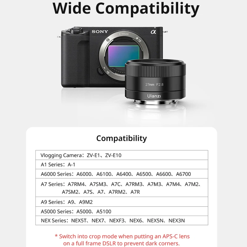 Ulanziカメラ固定焦点レンズ、大口径、目認識、クイックキャプチャ