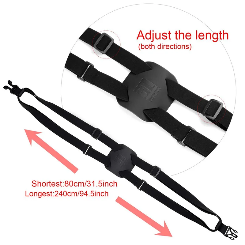 1PC Black Adjustable Elastic Luggage Strap Suitcase Belts Telescopic Travel Bag Belt For Suitcase Fixed Belt Travel Accessories
