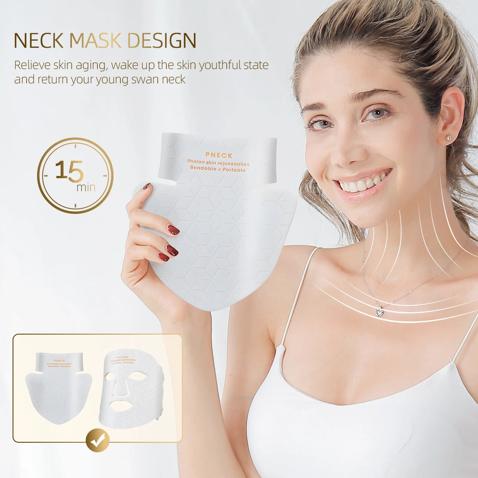 LED Mask for Skin Rejuvenation Infrared and Red Light Therapy for Anti-Aging and Acne Treatment Face Care led facial mask