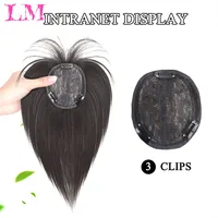 Frange 3D Invisible sans couture, cheveux ondulés à l'eau, frange à Air, couverture de remplacement naturelle Invisible, cheveux blancs 3