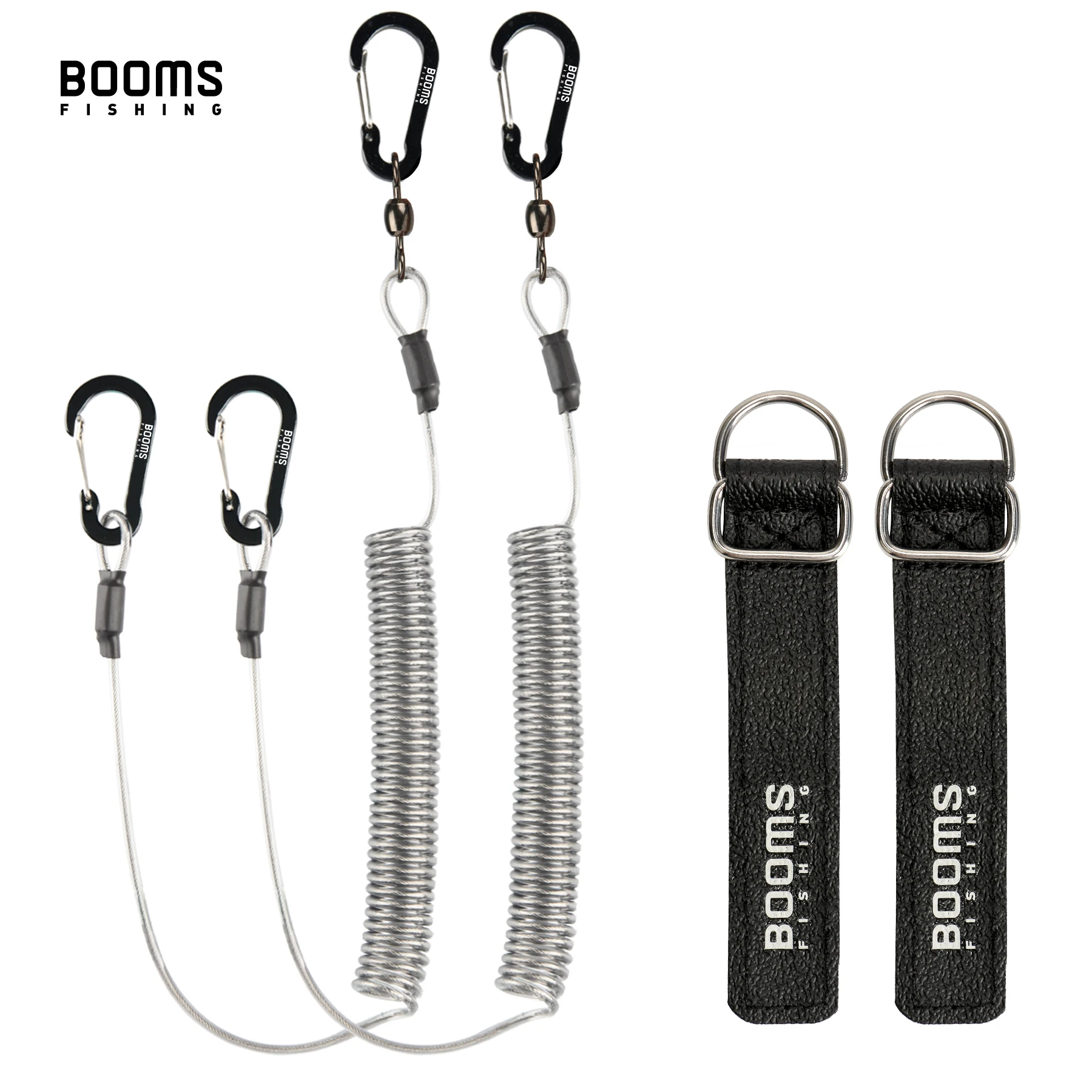 Correa Elástica De Goma Para Remo O Caña De Pescar – Pack De 2 Unidades, Con Gancho De Cordón, Evita Pérdidas En Kayak, Barco O Canoa, Color Negro