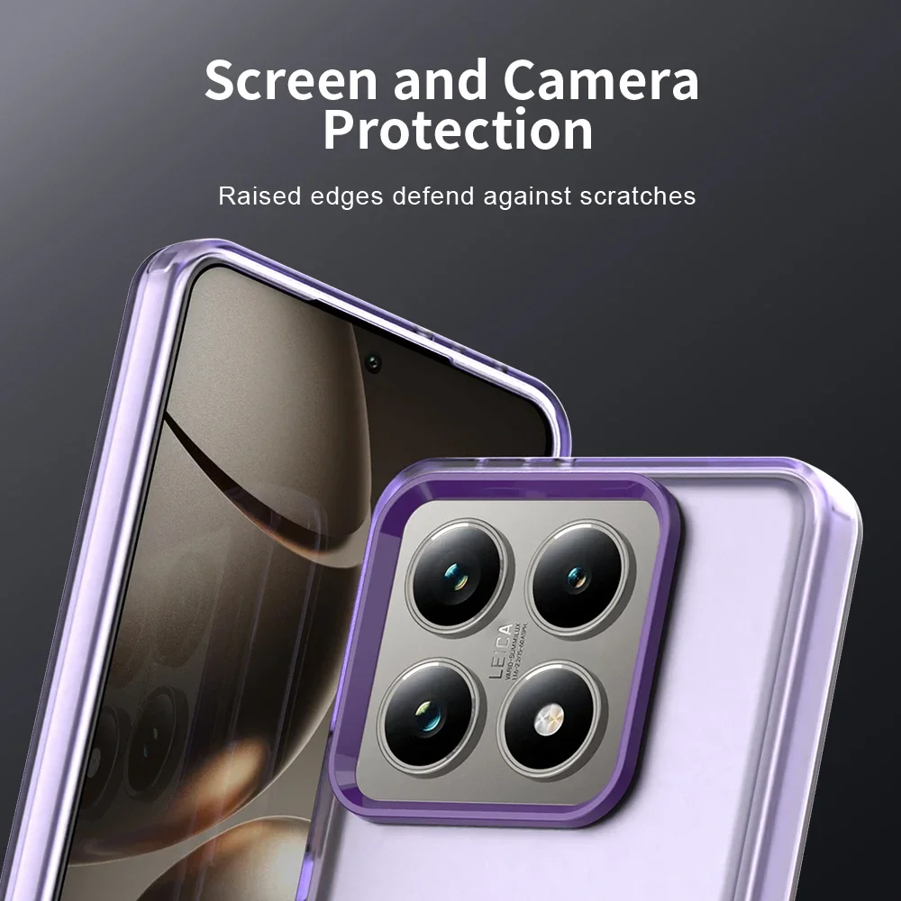 Matte Translucent Shockproof Phone Case - Frosted Finish Cover