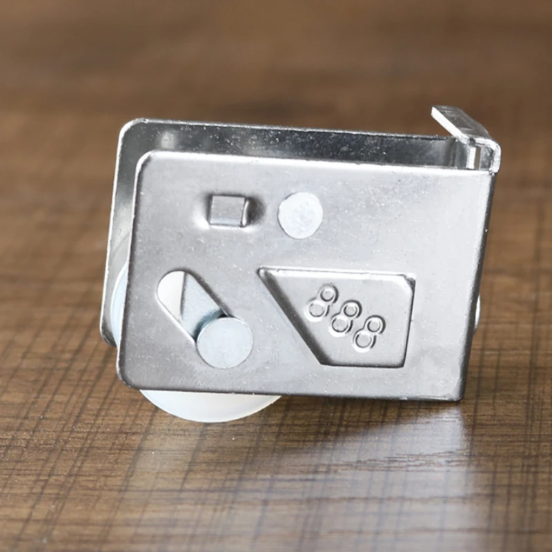 Set Di 4 Rulli Per Porte Scorrevoli In Vetro - Con Cuscinetti A Sfera, Viti In Ottone E Acciaio Inox - Foto 2