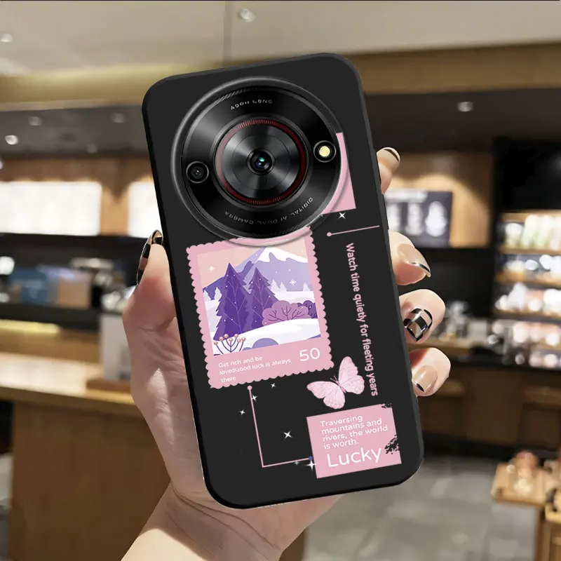 Fashion Cartoon Soft Silicone Bumper Shockproof Phone Case
