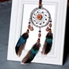 Hot Car Pendant Handmade Dream Catcher Feather Hanging Car Rearview Mirror Ornament Auto Bedroom Decor Room Decor Accessories 2