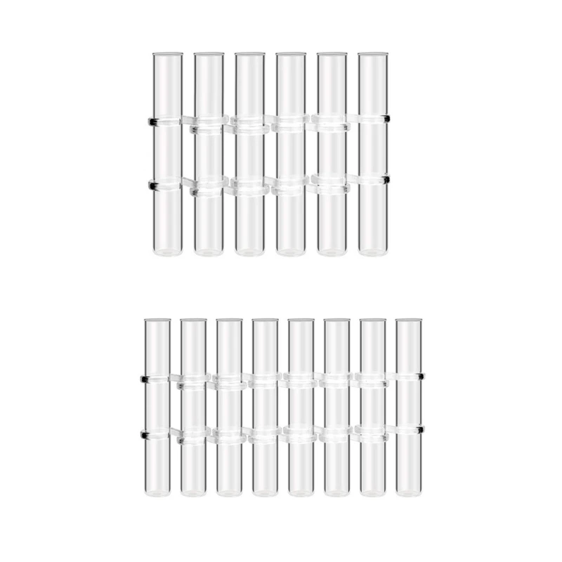 Clear Vase Glass Flower Vase Tube Tabletop Plant Holder Room Decoration