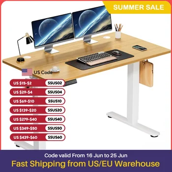 JHK Electric Standing Desk Height Adjustable 40x24 Inch Stand Up Sit Stand Computer Desk Workstation Ergonomic Work Table 1