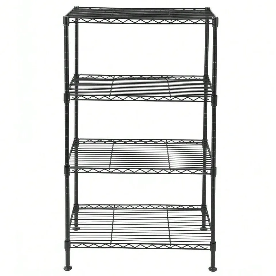 Durable Adjustable 4-Tier Storage Shelving Unit