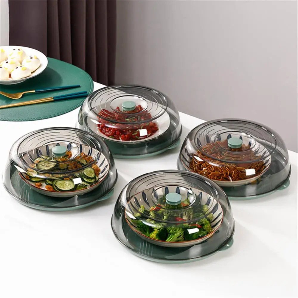 Insulation Dish Cover Household Cover Vegetable Leftovers Multi-layer Transparent Insulation Dust Bugs Rice