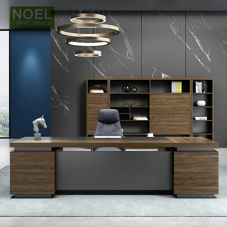 2023 New Design Modern Furniture Latest Desk Luxury Office Designs CEO Executive Manager L Shaped table manager