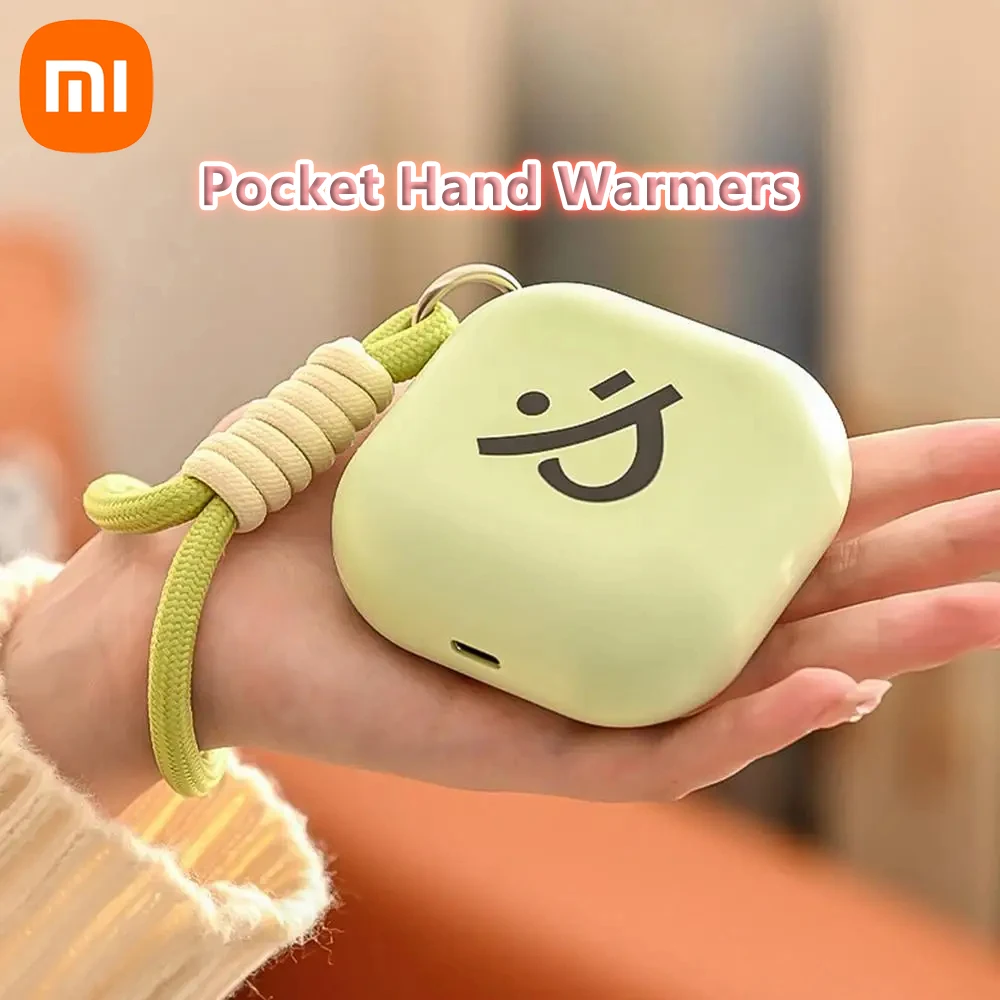 Portable Hand Warmer Xiaomi Mini Winter Hand Warmer USB Rechargeable Long Life Outdoor Gift for Girl